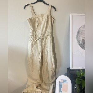 Cream jumpsuit Old Navy